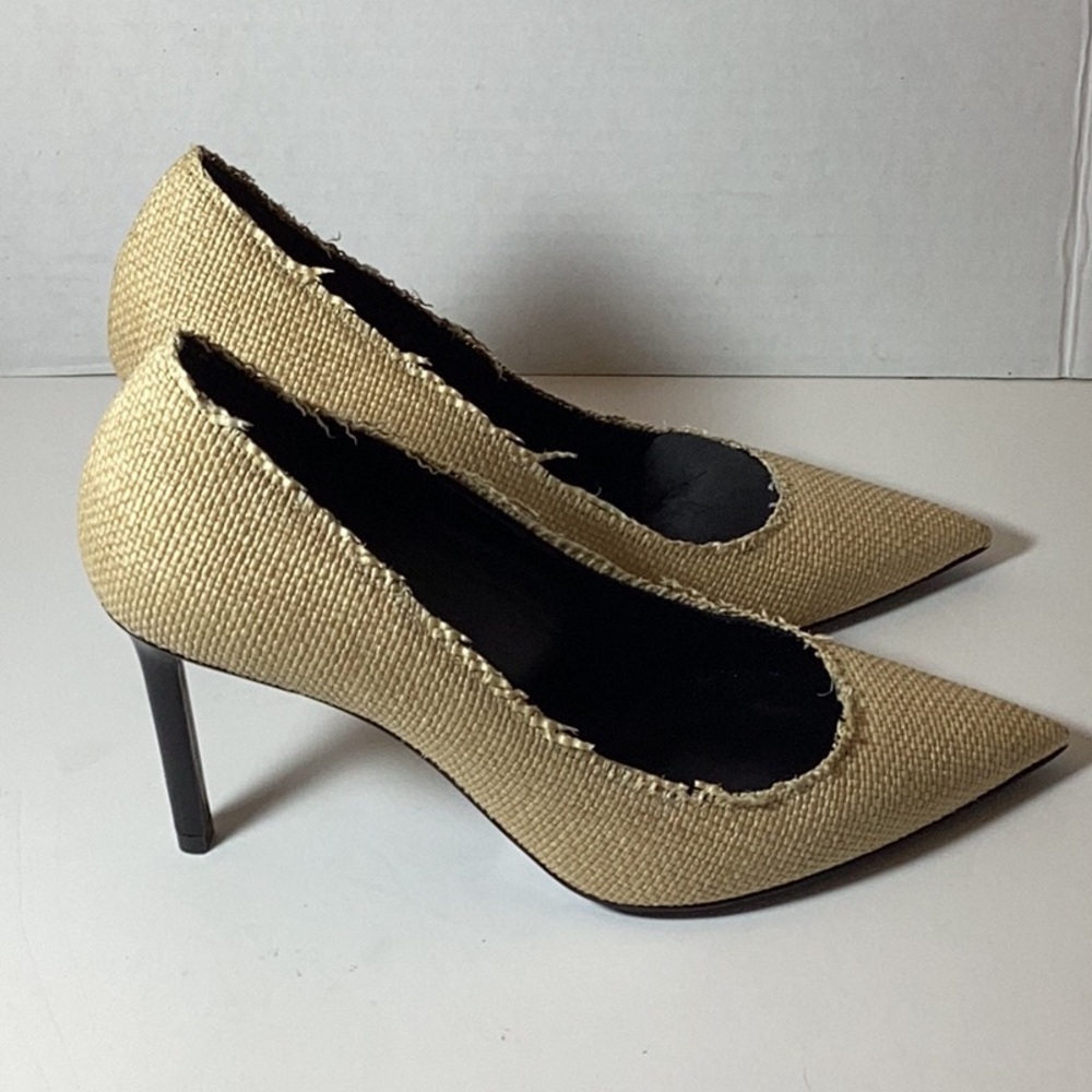 SAINT LAURENT
Anja raffia pumps - Picture 7 of 10